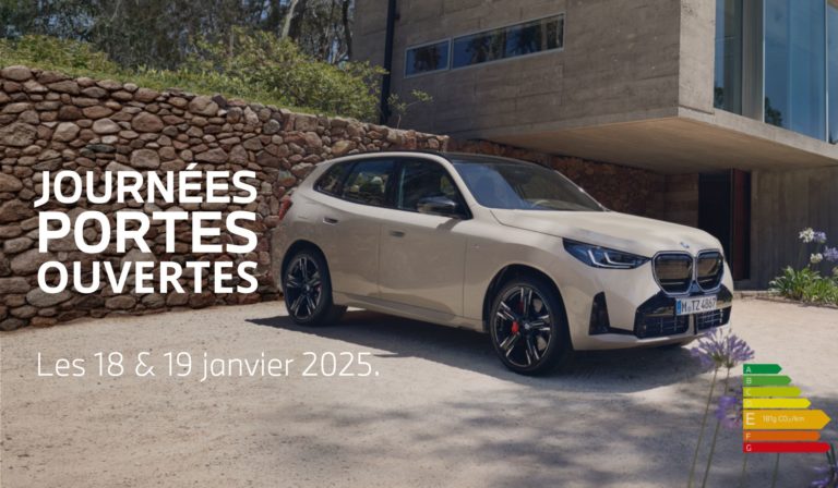 JOURNÉES PORTES OUVERTES BMW les 18 et 19 janvier 2025